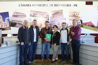 Câmara Municipal recebe visita do Rotary Club Rio Negro